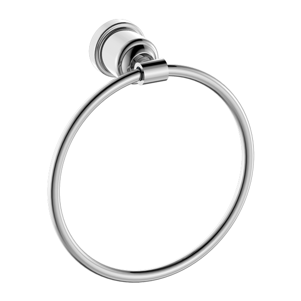 Nero York Towel Ring Chrome