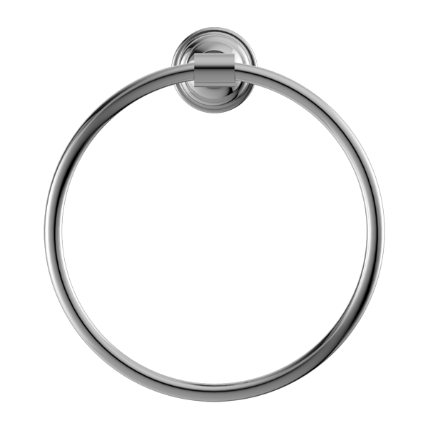 Nero York Towel Ring Chrome