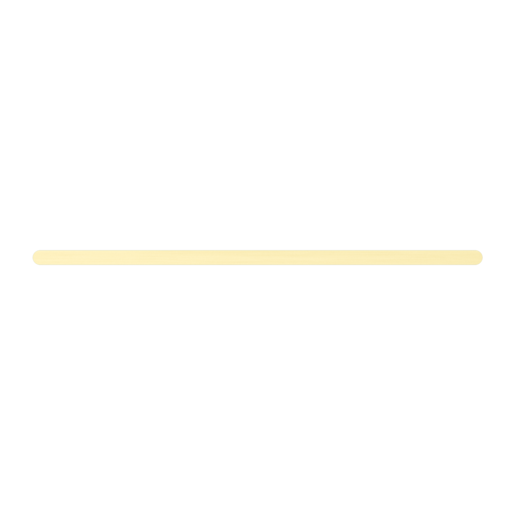Nero Bianca Double Towel Rail 800mm Brushed Gold