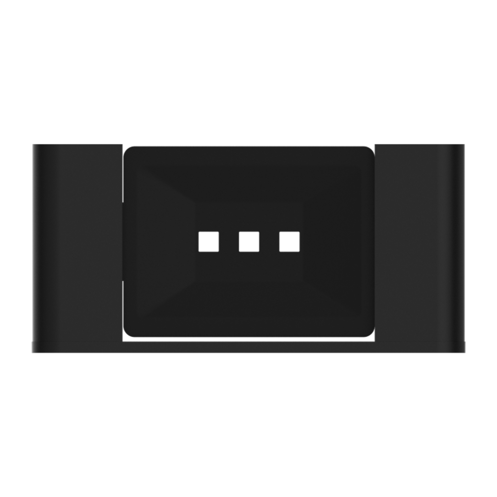 Nero Bianca Soap Dish Matte Black