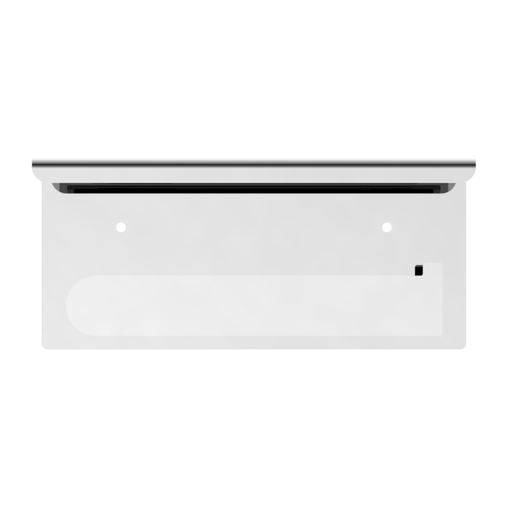 Nero Bianca Toilet Roll Holder With Phone Holder Chrome