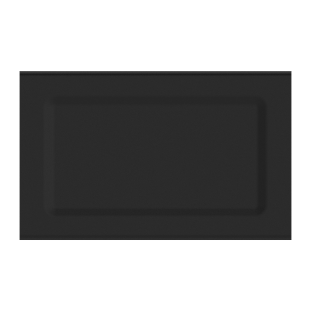 Nero Bianca Toilet Roll Holder With Phone Holder Matte Black