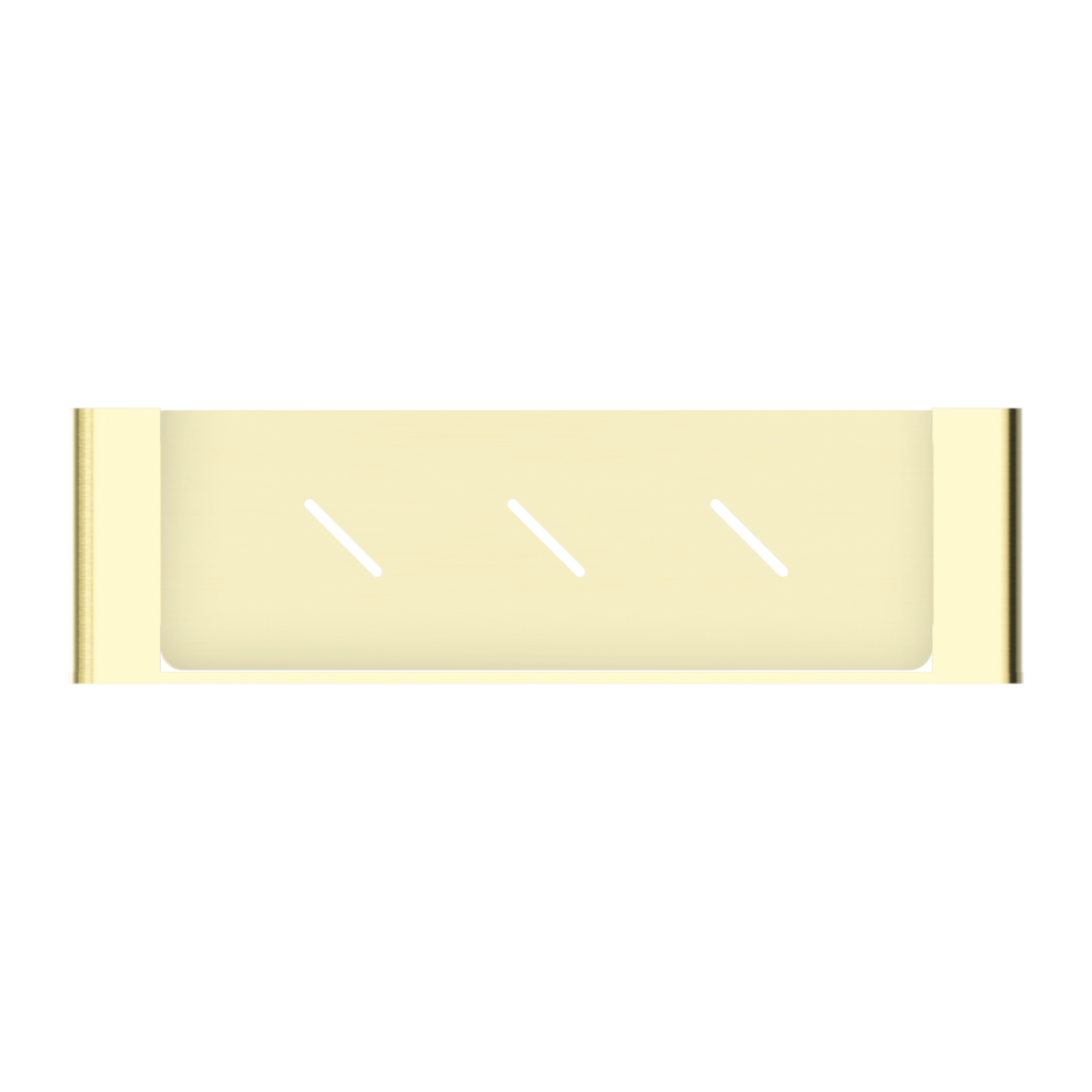 Nero Bianca Shower Shelf Brushed Gold