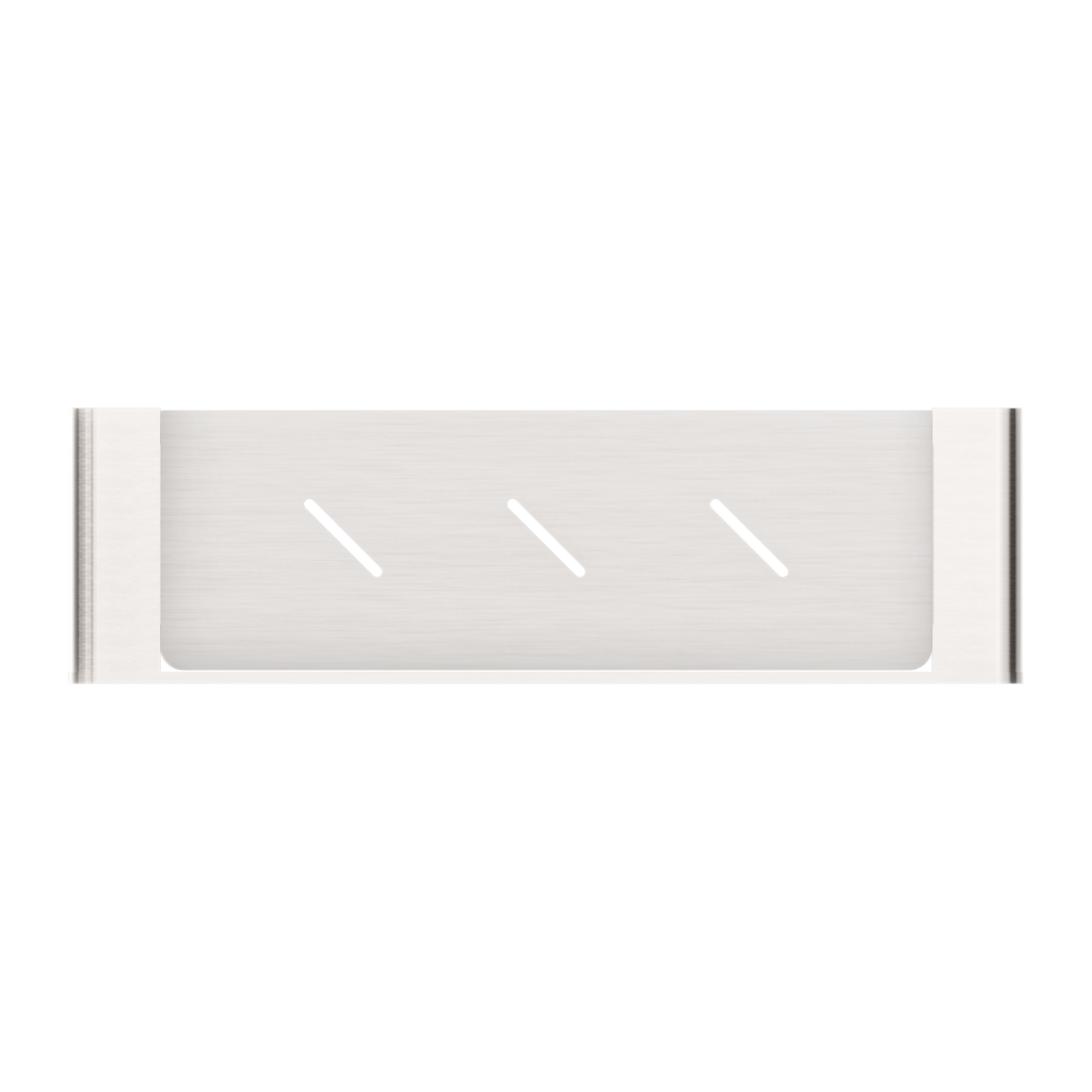 Nero Bianca Shower Shelf Brushed Nickel