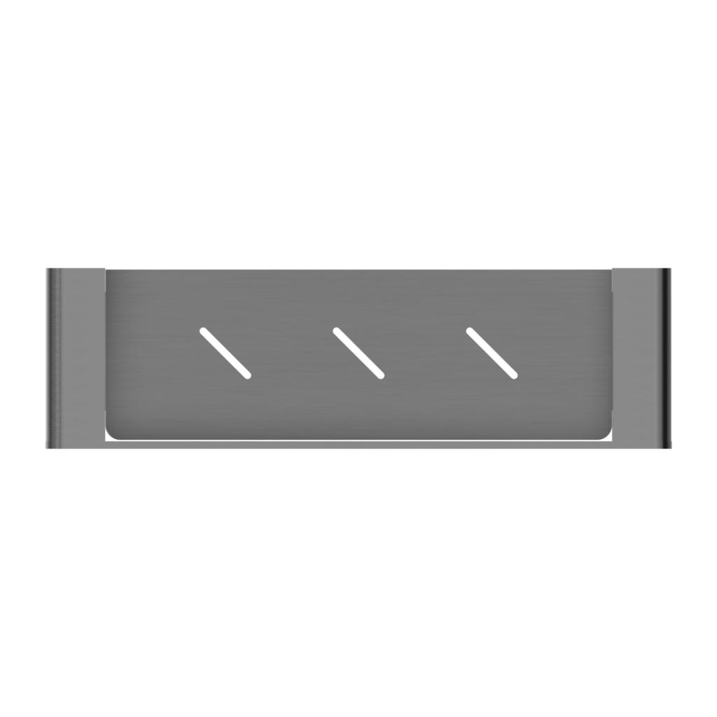 Nero Bianca Shower Shelf Gun Metal