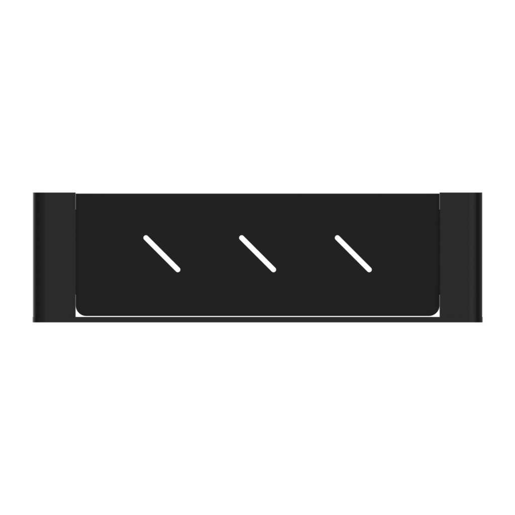 Nero Bianca Shower Shelf Matte Black