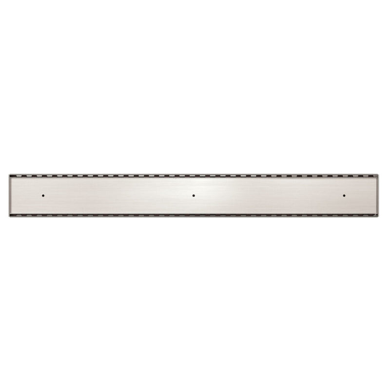 Nero Tile Insert 900mm Brushed Nickel