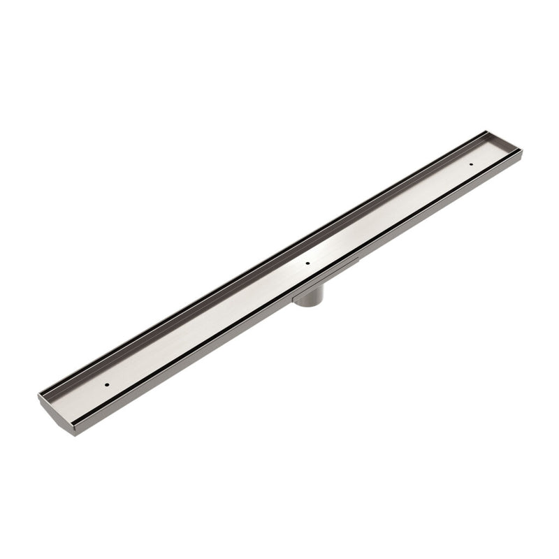 Nero Tile Insert 900mm Brushed Nickel