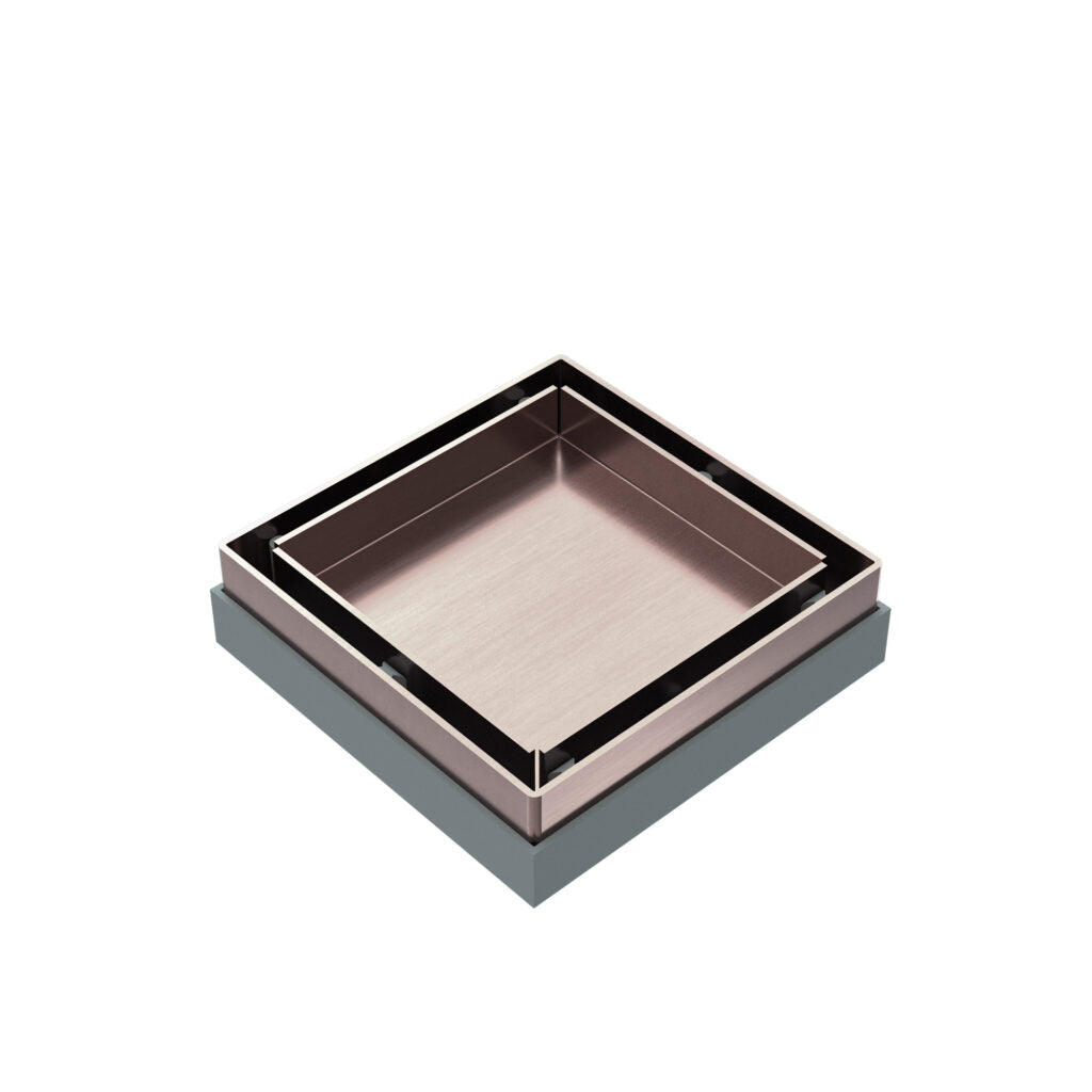 Nero Tile Insert Brushed Bronze