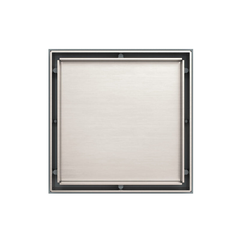 Nero Tile Insert Brushed Nickel