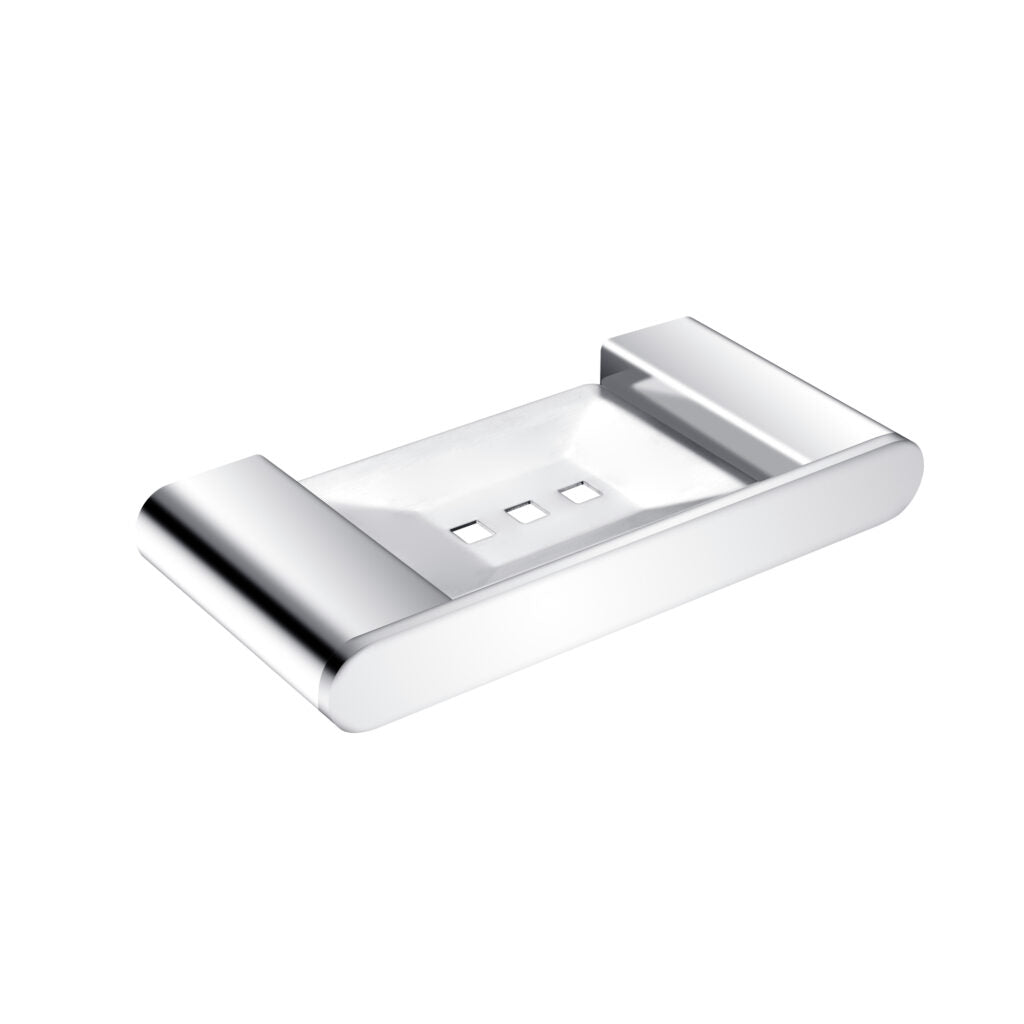 Chrome bathroom shower metal soap dish