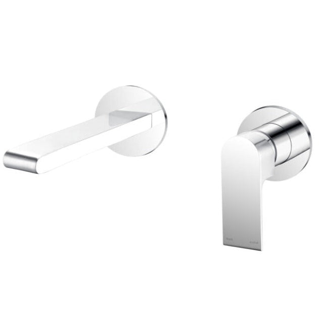 chrome wall tapware with paddle handle 