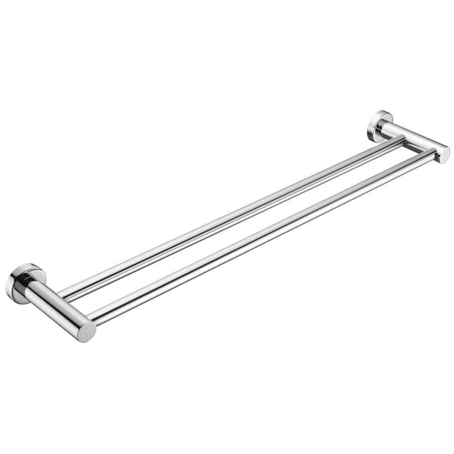 chrome double towel rail