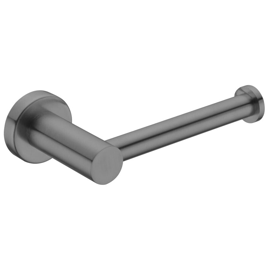 Gunmetal toilet paper holder