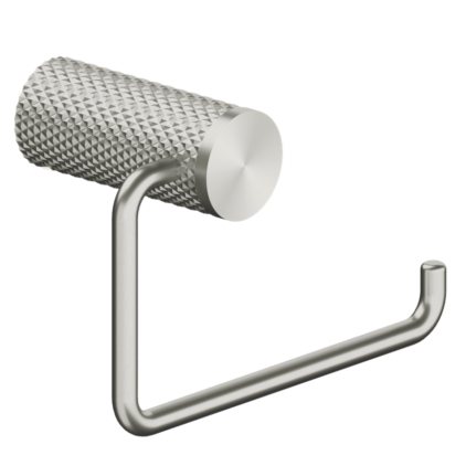 Brushed nickel  square  ring toilet paper holder 