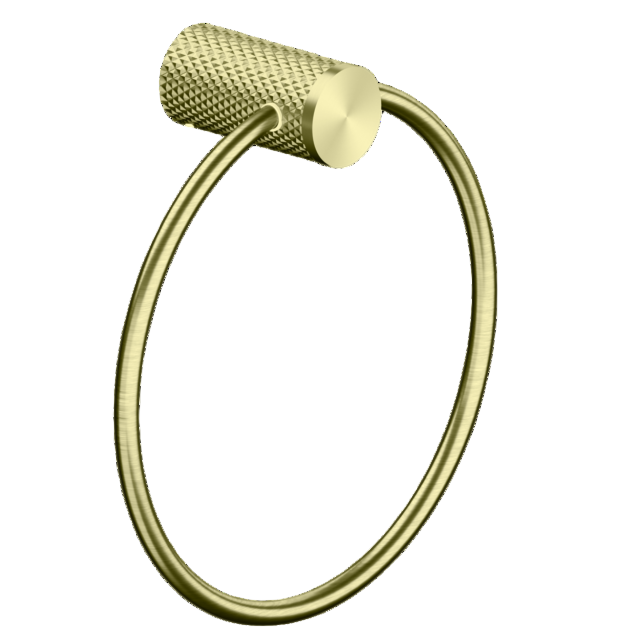 ensuite guest hand towel ring brushed gold