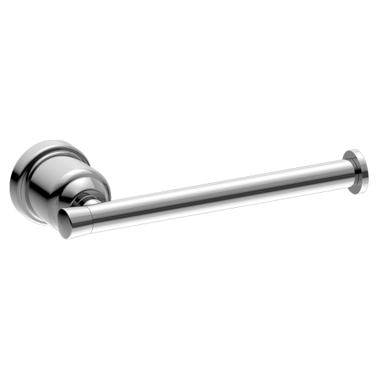 Old heritage style toilet paper roll holder Chrome
