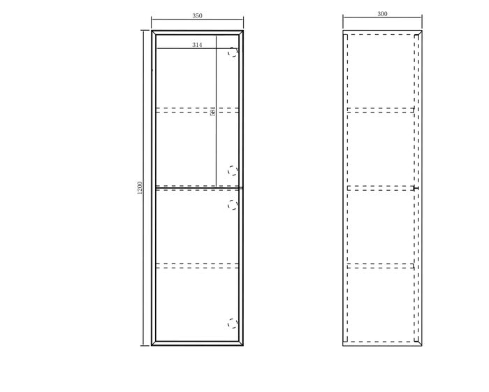 Noosa White Tall Boy 1200 x 350 (7150997602455)