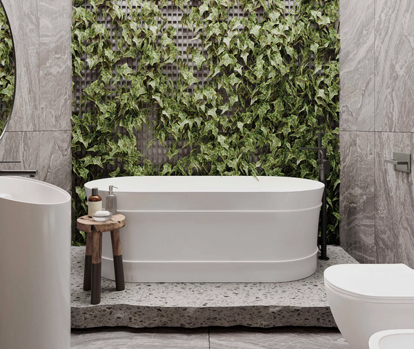 1500mm Unique design Acrylic  Freestanding Bath Gloss White with Thin Edge 