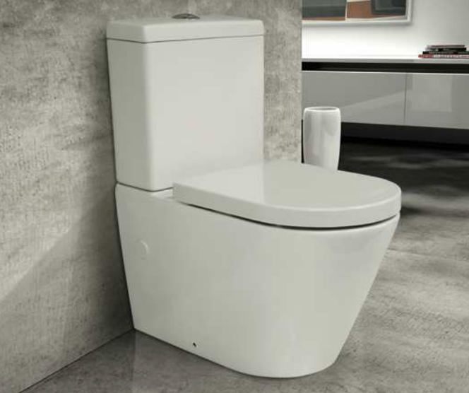 white ceramic back to wall toilet suit