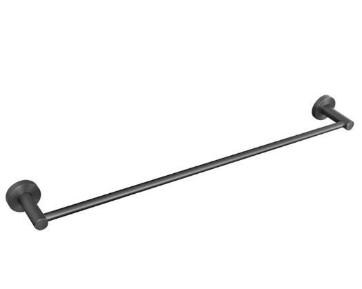 gunmetal bathroom  towel rail 