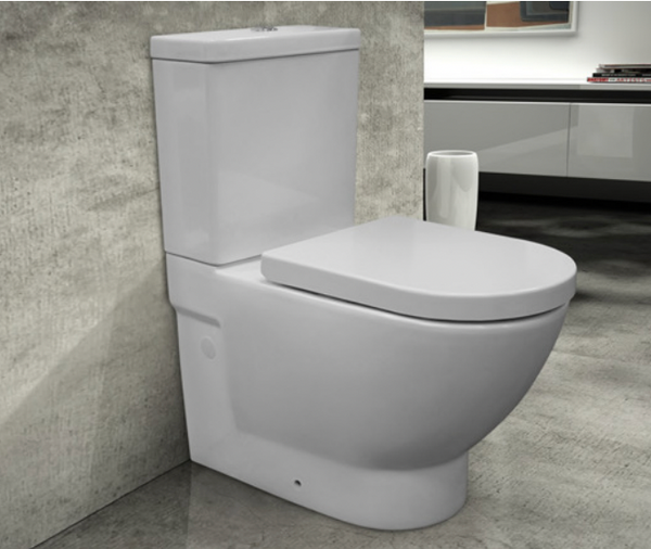 white ceramic back to wall toilet suit