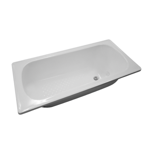 Baked Enamel 1600mm Drop in Island Bath