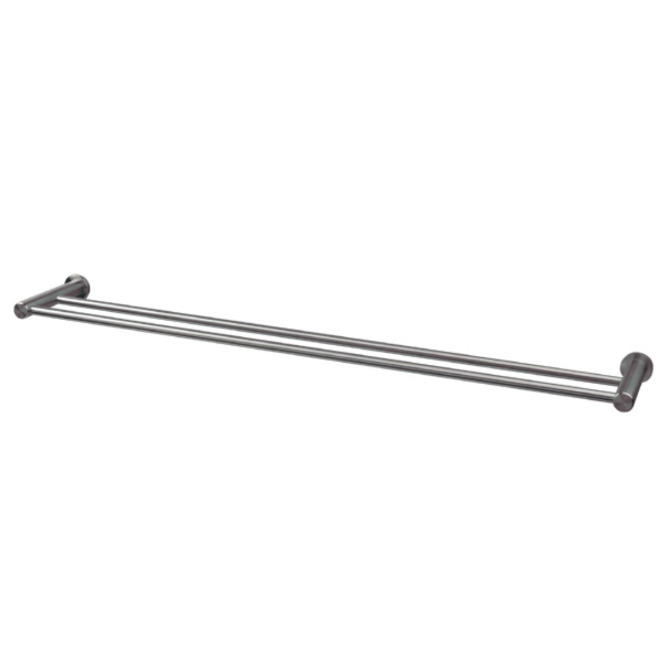  Double Towel Rail Polished Stainless Steel 