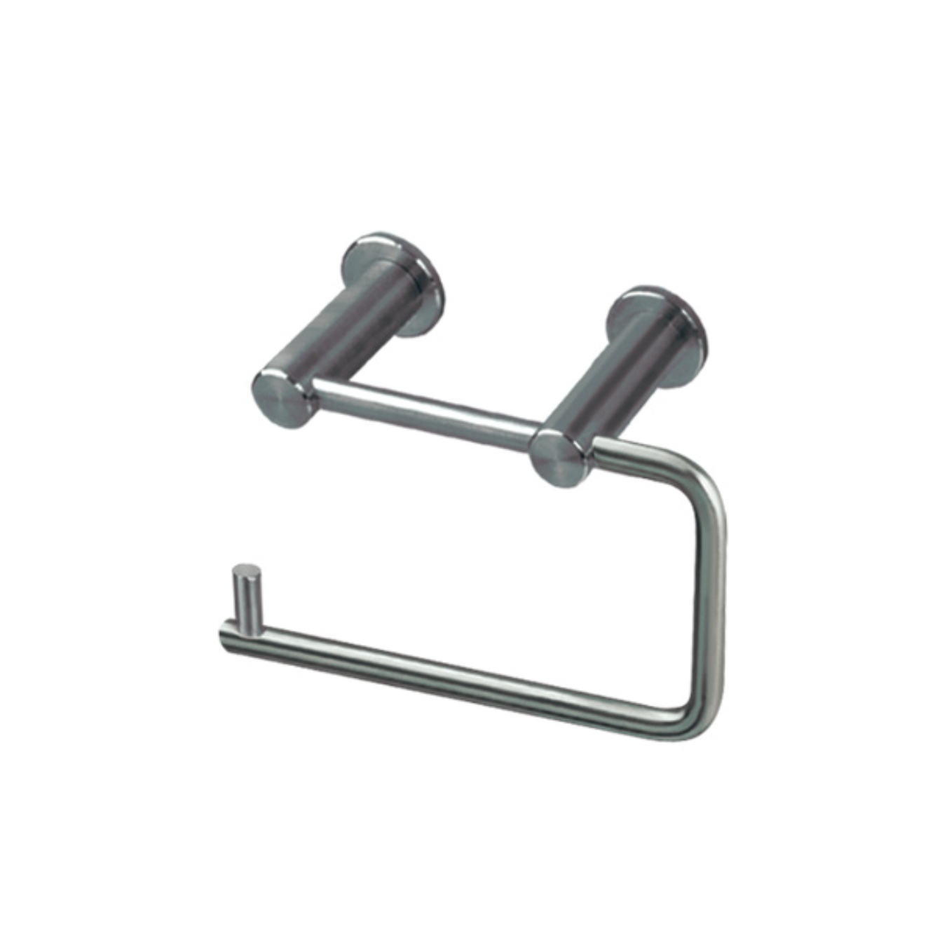 Sintra Toilet Roll Holder brushed nickel two installation points 