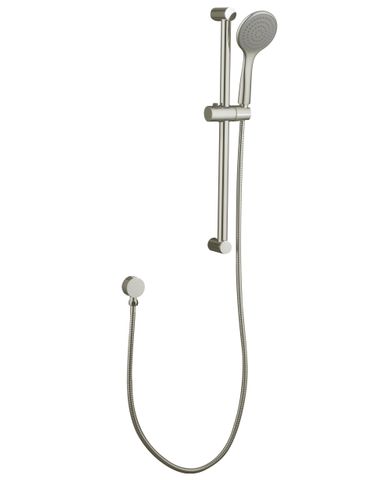 Pavia Shower Rail Brushed Nickel (7153099505815)