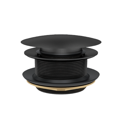 Pop-up Bath Plug & Waste Matte Black