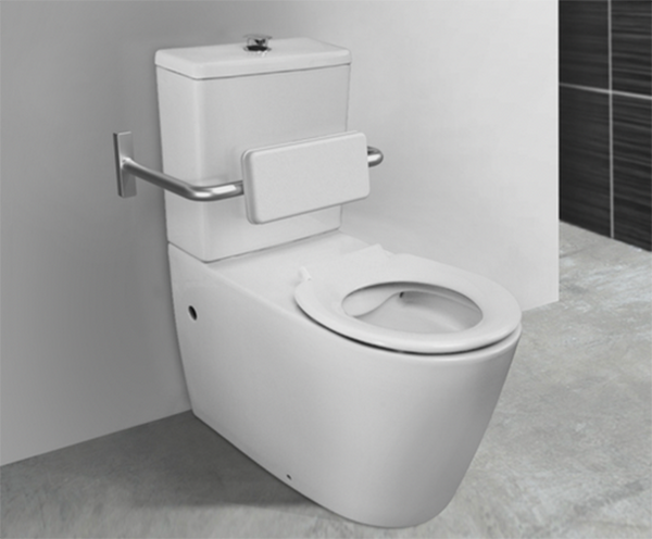 Paco Jaannson Care Rimless Back to Wall Toilet Suite White Seat