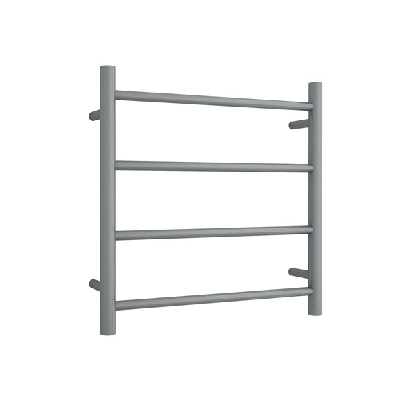 Thermogroup 4 Bar Round Thermorail Gun Metal Round Heated Towel Rail 550x550mm