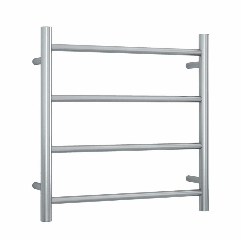 Thermogroup 4 Bar Thermorail Brushed Stainless Round Heated Towel Rail 550x550mm