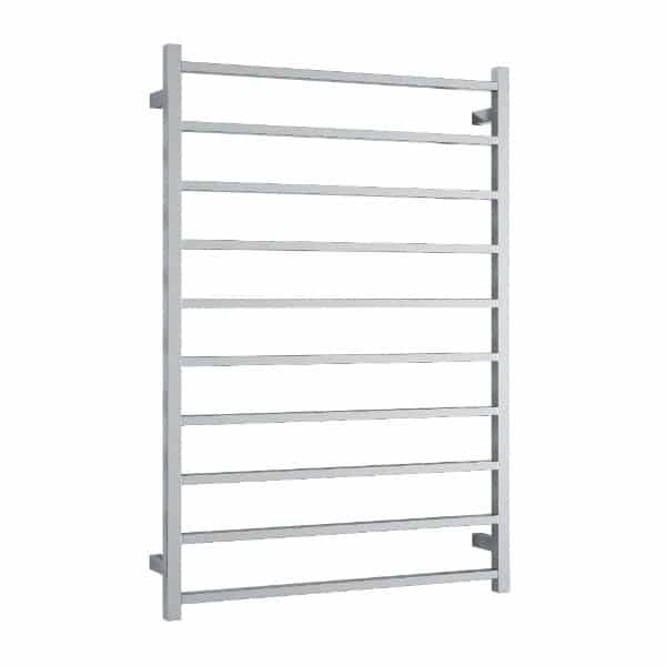 Thermogroup Wide 10 Bar Thermorail Straight Square Heated Towel Ladder 1160x800mm