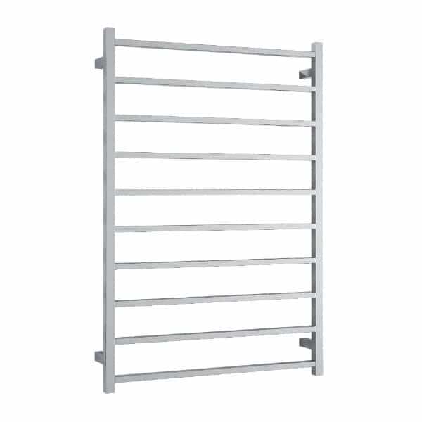 Thermogroup Wide 10 Bar Thermorail Straight Square Heated Towel Ladder 800x1160mm
