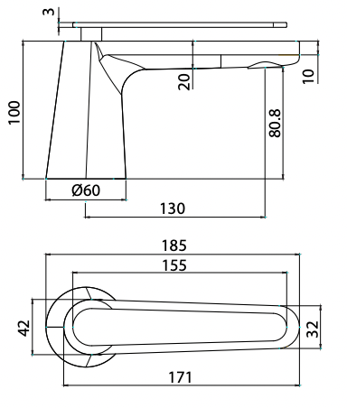 Atlanta Basin Mixer Chrome (7159983079575)