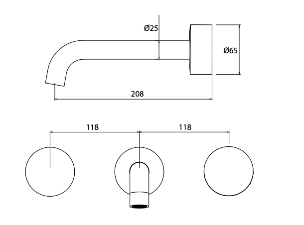 360 Wall Basin Set (7160029970583)
