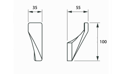 Twist Robe Hook (7174184337559)