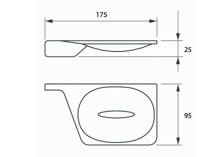 Twist Soap Dish (7174196560023)