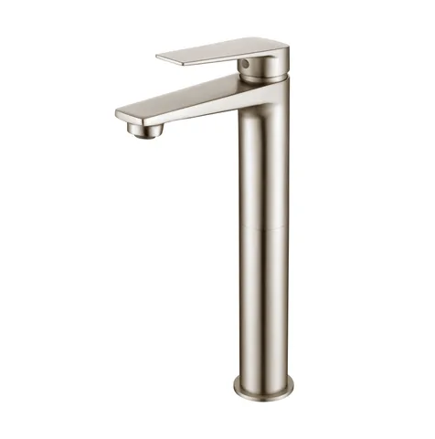 Zevio Tall Basin Mixer Brushed Nickel (7152435462295)