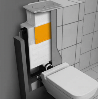Paco Jaanson Wilco  Undercounter Wall Hung Mechanical  Cistern