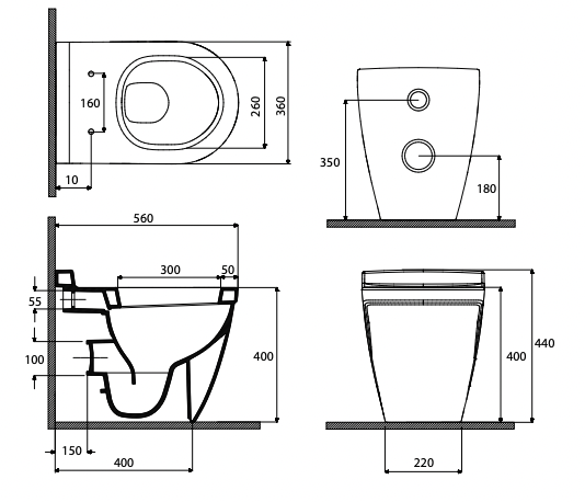 Paco Jaanson Bocchi Taormina Floor Standing Pan