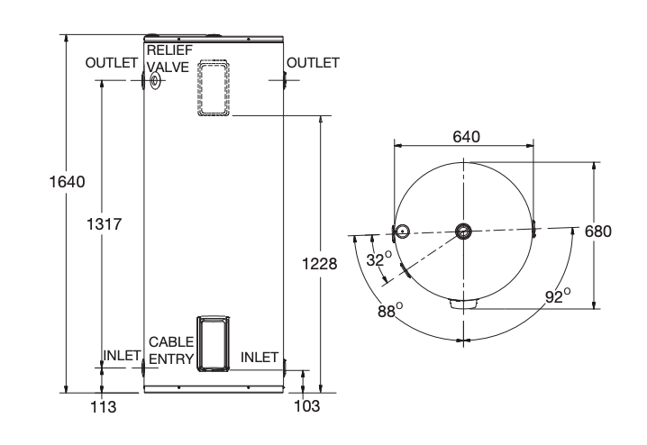 Rheem 315L Electric Hot Water Heater <span class="deliveredinstalled"></span>