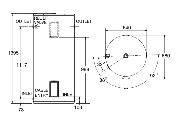 Rheem 250L Electric Hot Water Heater <span class="deliveredinstalled"></span>