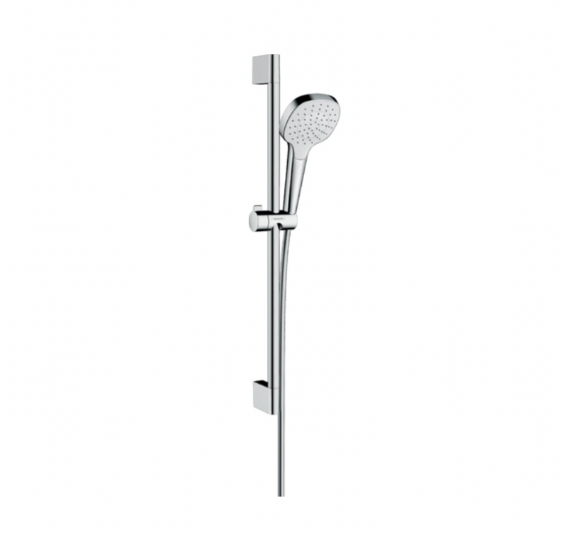 Hansgrohe Croma Select E 1 Jet Ecosmart Single Rail Shower Chrome