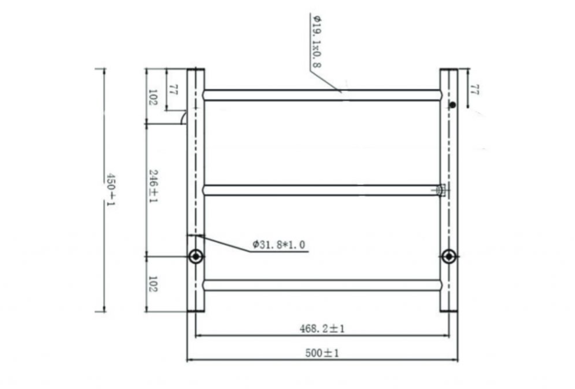 Linsol Avid 3 Bar Towel Rail Matte Black