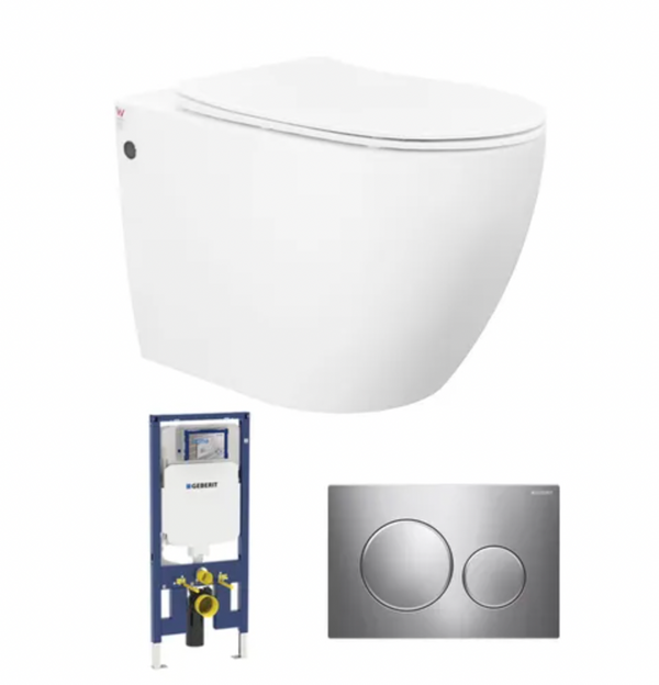 Voghera Wall Hung Pan Geberit Inwall Cistern Set