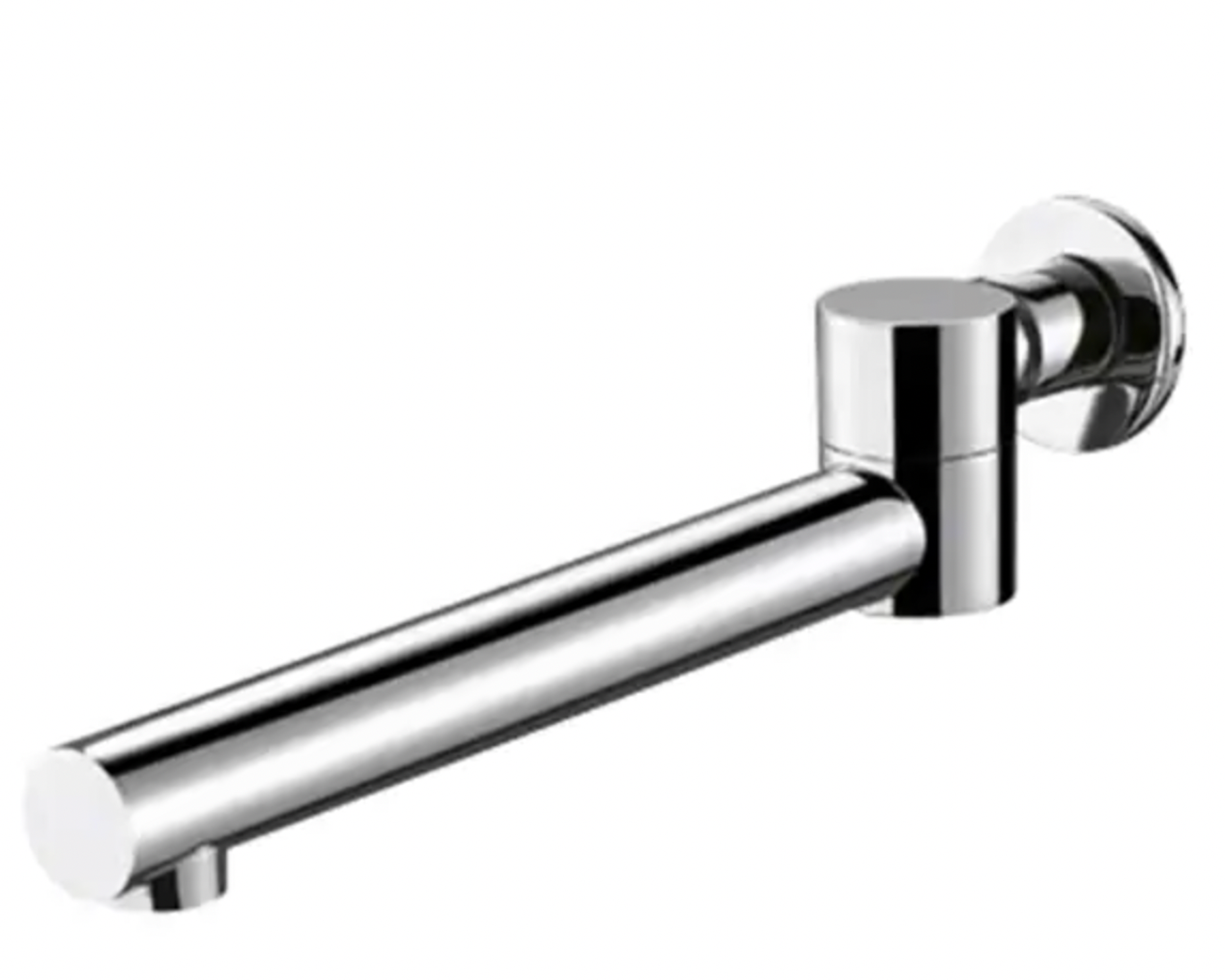 Donii Swivel Bath Spout Round Chrome