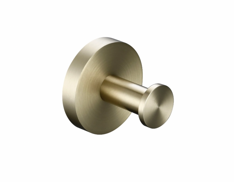 Linsol Lux Robe Hook Brushed Brass